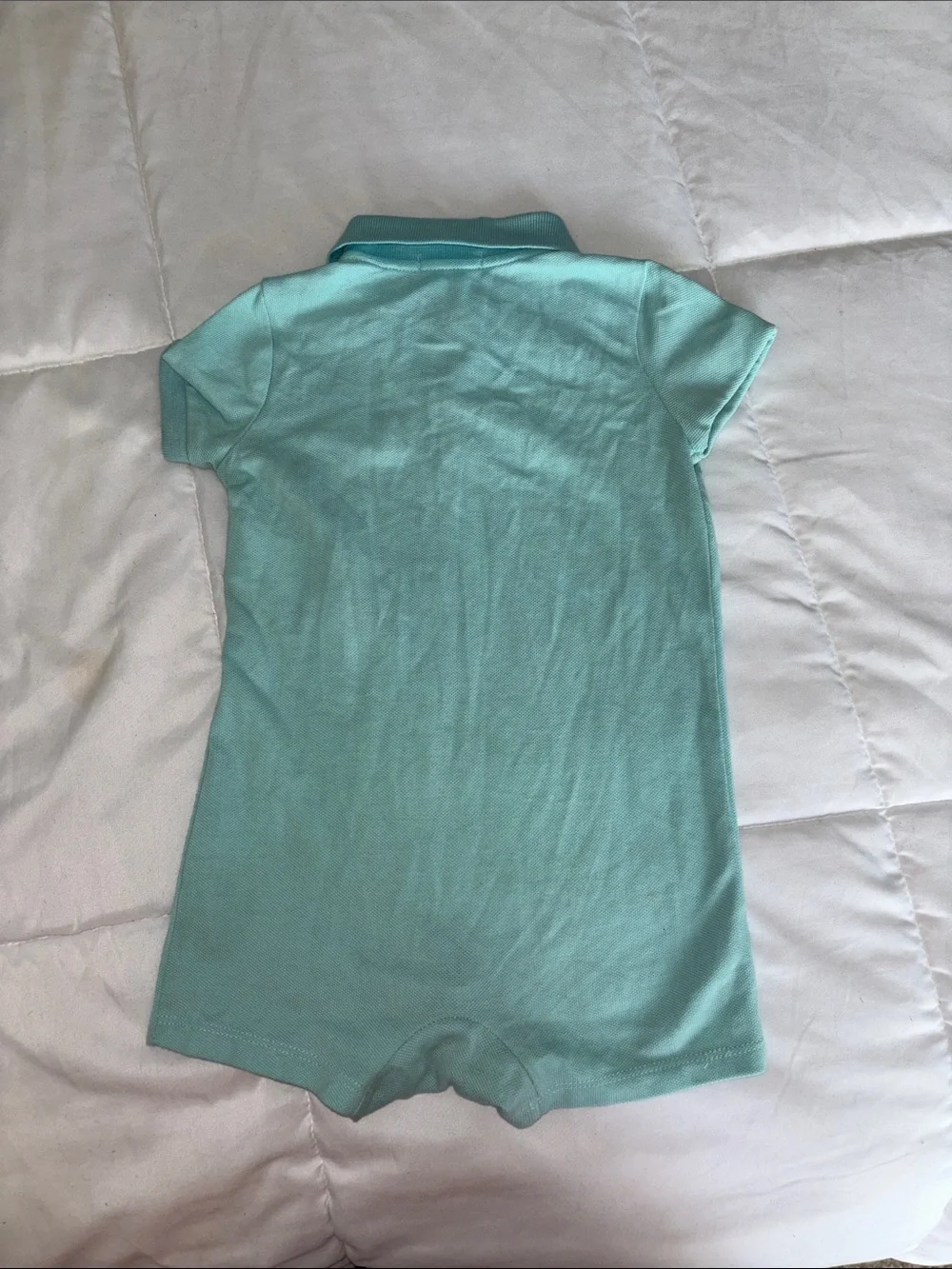 Ralph Lauren Light Mint Polo Romper